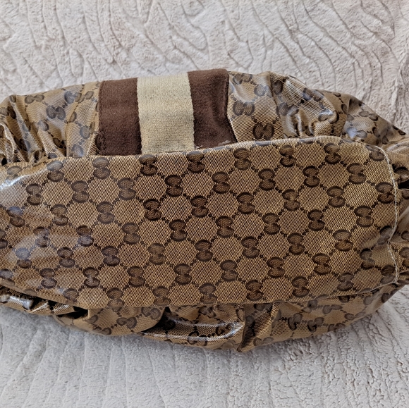 Gucci Crystal Monogram Web Hobo Bag - Picture 8 of 12